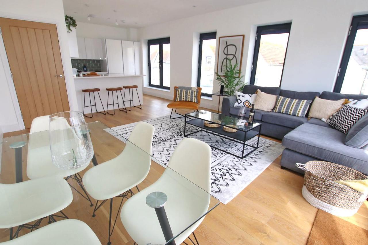 Modern Home For Small Groups By Stones Throw Apartments - Free Parking - Sea View Worthing Ngoại thất bức ảnh